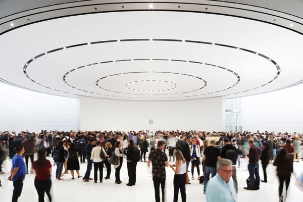 Apple Keynote di Settembre 2018 presso lo Steve Jobs Theater