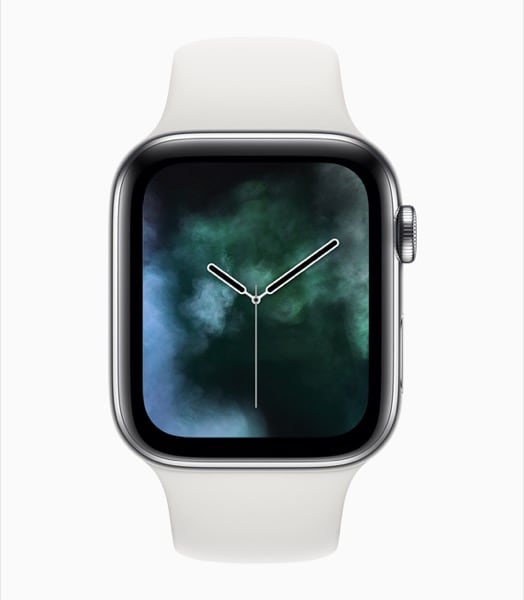 Apple Watch Series 4 Con Vapore Mostra Bordi Arrotondati e Bevel Ridotto