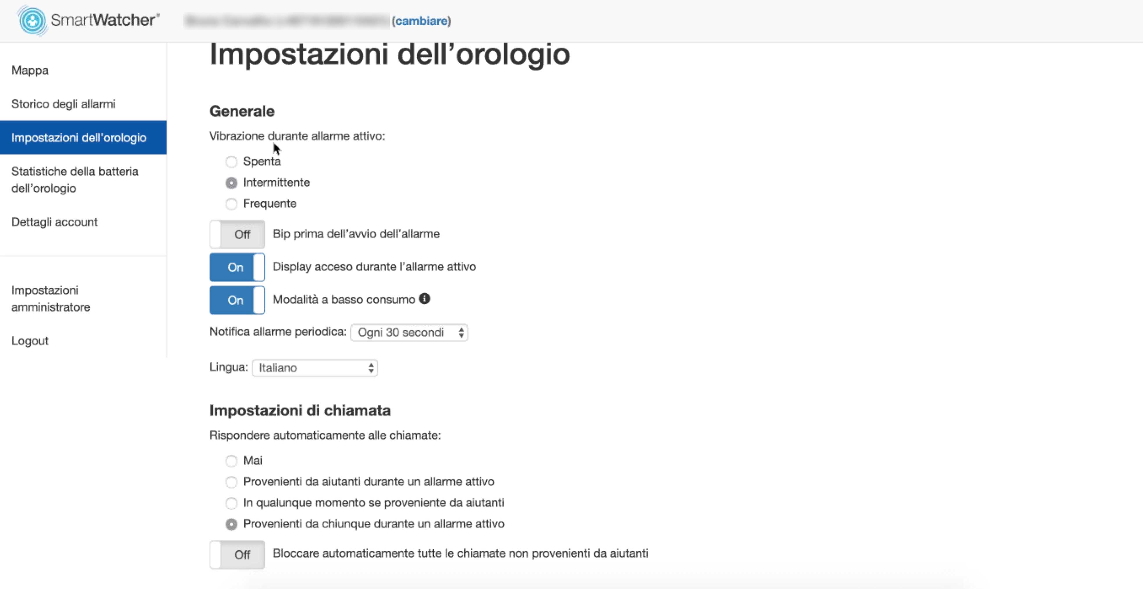 Configurazione delle Impostazioni del Telefono Smartwatcher Configurazione delle Impostazioni del Telefono Smartwatcher