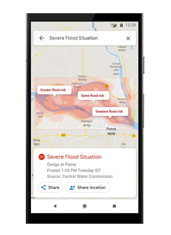 SOS Alert mappa rischio inondazione SOS Alert mappa rischio inondazione