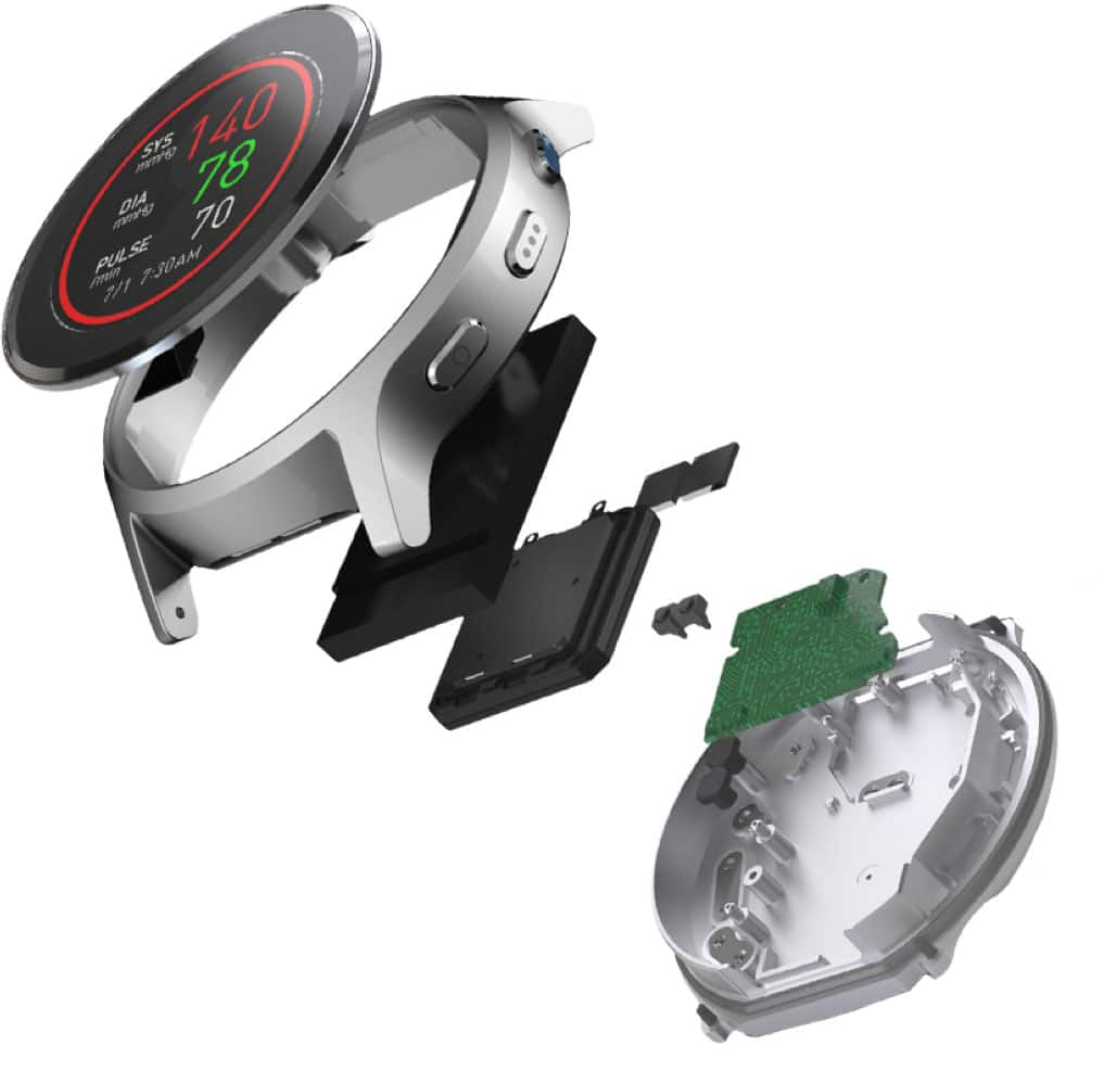 Componenti di Omron HeartGuide Misuratore di Pressione Digitale Componenti di Omron HeartGuide Misuratore di Pressione Digitale